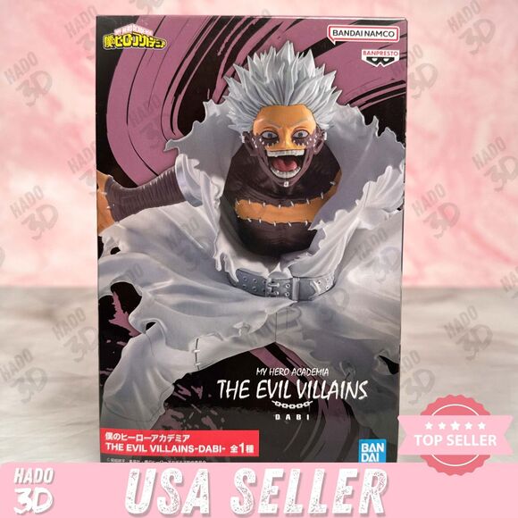 My Hero Academia Dabi The Evil Villains Figure Statue Banpresto Bandai - Picture 1 of 8